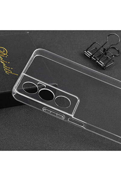 halkhouse Realme C65 4G Kılıf İnce Şeffaf Esnek Yumuşak Süper Silikon Kapak