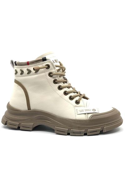 KCMN Gamelu Fade Memory - Unisex Beige Γυναικείες Μπότες, Αντιολισθητική σόλα από καουτσούκ