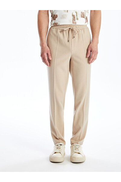 LC Waikiki Ανδρικό παντελόνι LCW Vision Beige - Slim Fit