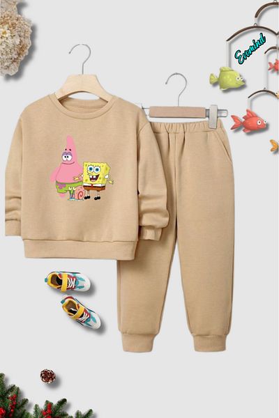 Evomind Σετ παιδικές φόρμες Unisex με στάμπα με λαιμόκοψη