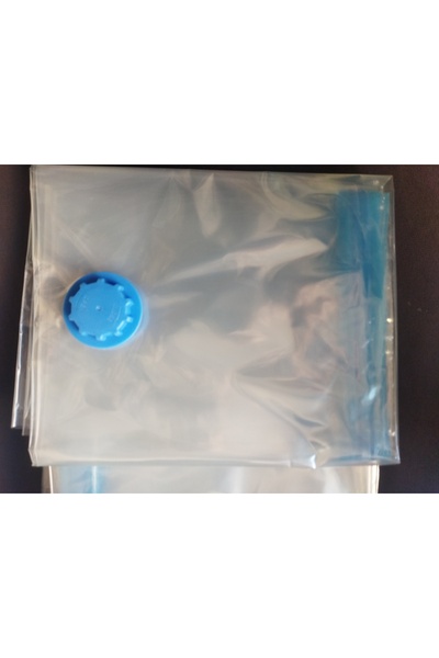 MERT AMBALAJ ÜRÜNLERİ Vakumlu Hurç Yorgan Hurcu Valiz Düzenleyici Gardırop Düzenleyici Vakumlu Poşet 80*100 4 Adet