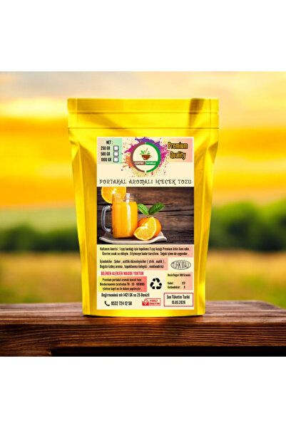 coffee Naturelle Portakal Aromalı Içecek Tozu Oralet - 1 Kg - 1000 gr
