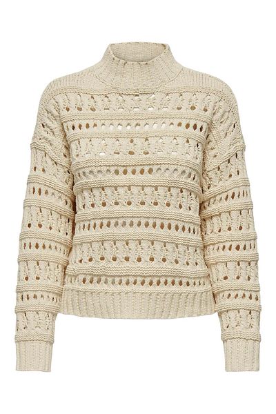 ONLY Pulover tricotat pentru femei Onlleah Ls cu gât înalt