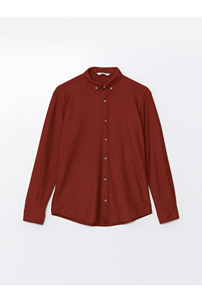 LC Waikiki Cămașă pentru bărbați cu mânecă lungă, slim fit