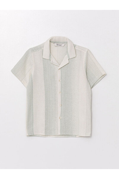 LC Waikiki Шарена риза за момче с къс ръкав