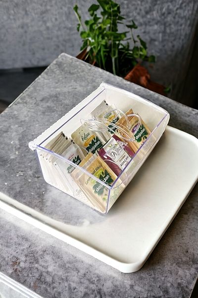 AHİR TİCARET Herbal Tea-jewelry General Purpose Organizer Box with Lid