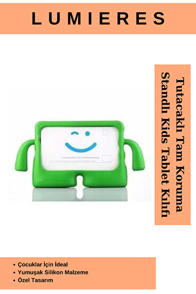 Lumieres حافظة كمبيوتر لوحي للأطفال من سلسلة Apple Samsung مقاس 8.7 بوصة مع ح...