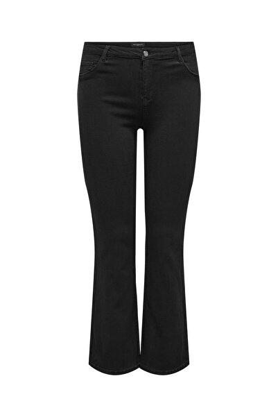 Only Carmakoma Flared Fit Jeans Carthunder Mittlere Taille Ausgestellt Jeans