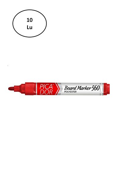 MaxAuros Byrclz Picador Wood Pencil 560 Round Tip Red 10 Pcs Byrnew