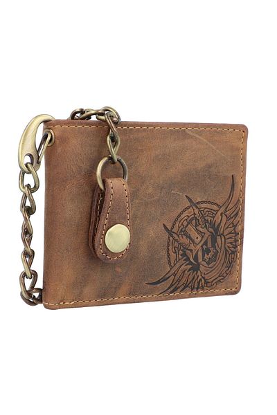 Greenburry Vintage wallet RFID leather 12 cm