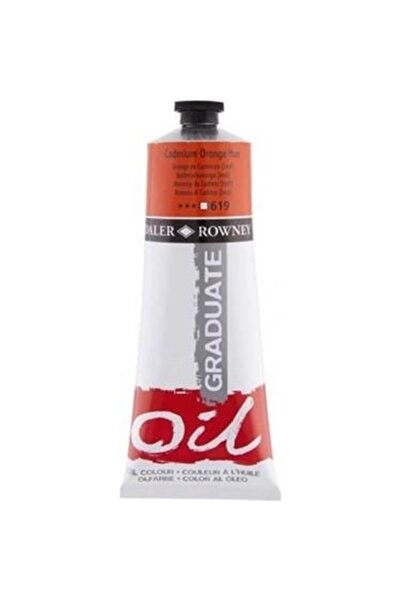 Daler Rowney Graduate Yağlı Boya 200 ml 619 Cadmium Orange Hue