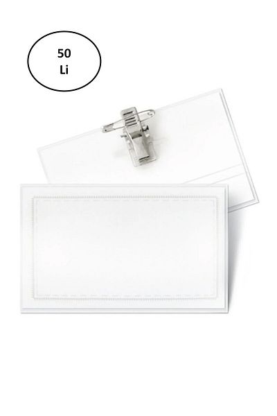 Mas 3518 Needle Clip ID Badge (50 pcs)