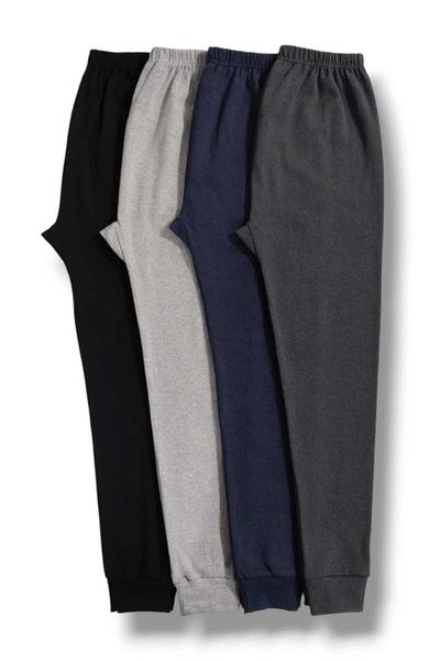 Senar Πακέτο με 4 καπνιστό Indigo Grey Black - Winter Raised Mesh κολάν με ραβδώσεις από ύφασμα μαλακό εσώρουχο