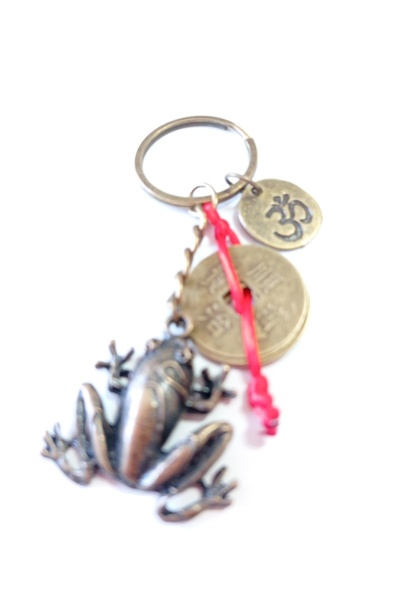 PİRAMİGO فنغ شوي 3 المال الضفدع المفاتيح أخبار جيدة الثروة أوم