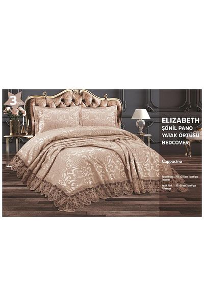 Menta store Комплект покривала за легло Elizabeth Chenille Panel, 3 части