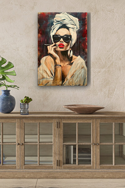 Limitless Design Ulje na platnu, portret žene, HD print, slika na platnu