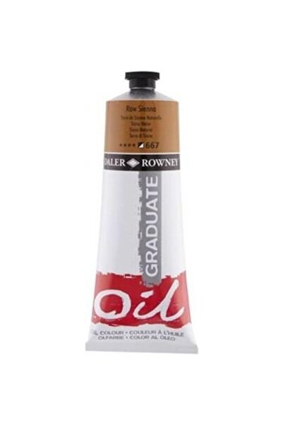 Daler Rowney Graduate Yağlı Boya 200 ml 667 Raw Sienna