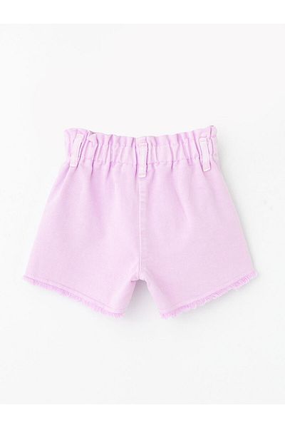 LC Waikiki Lcw Basic Baby Girl Shorts with Elastic Waist New Season