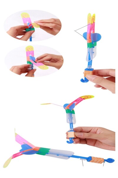 smilechild Işıklı Renkli Sapan Oyuncak 3 Adet