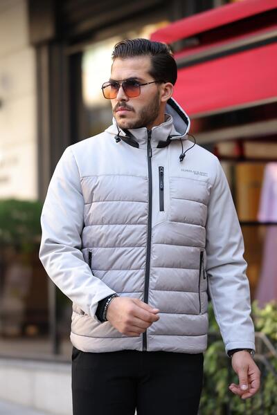 Delpino Водо- та вітронепроникний м'який надувний чоловічий пуховик