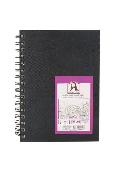 Südor Mn07-5 دفتر رسم ذو غطاء صلب حلزوني A5 100 جرام 80yp
