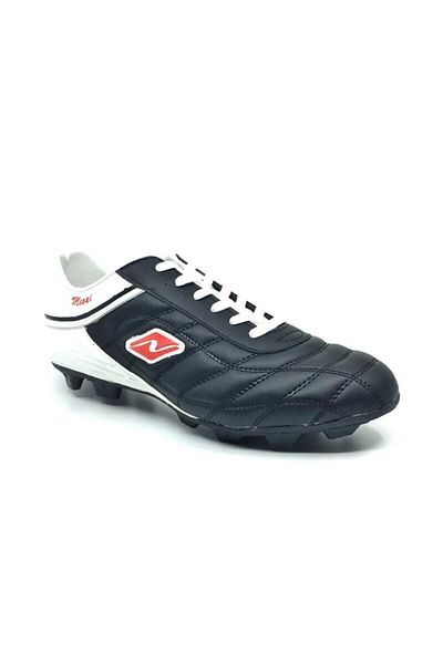 Lion Men's Football Boots Size 45-47 - Black and White, Lo256 Model