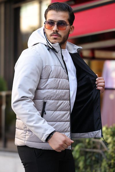 Delpino Ανδρικό πουπουλένιο παλτό αδιάβροχο και αντιανεμικό Softshell