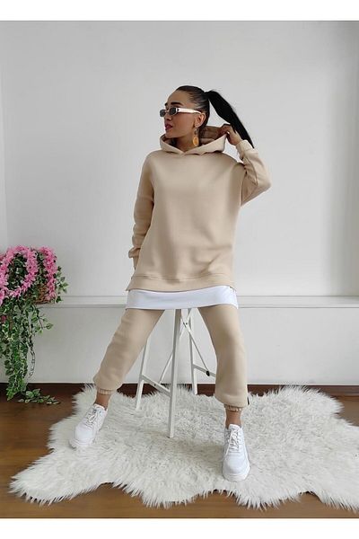 6 butik altı üstü butik Σετ αθλητικές φόρμες με μανσέτες