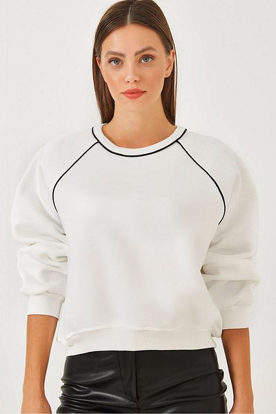 Bianco Lucci Hanorac de damă cu trei fire ridicate 60251895