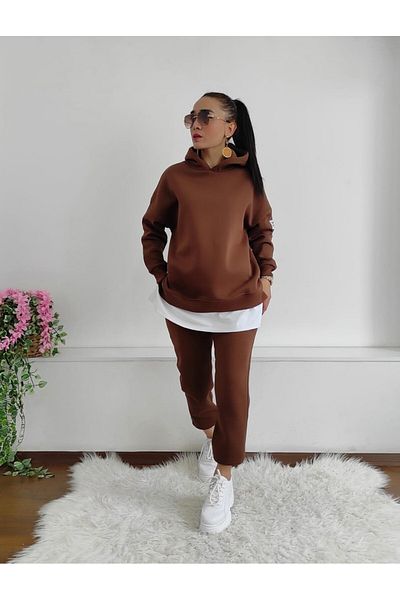 6 butik altı üstü butik Σετ αθλητικές φόρμες με μανσέτες