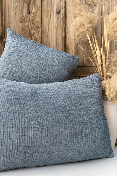 Meet MyNatural Față de pernă din bumbac muselin organic - 4 straturi, 50*70cm, 2 buc.