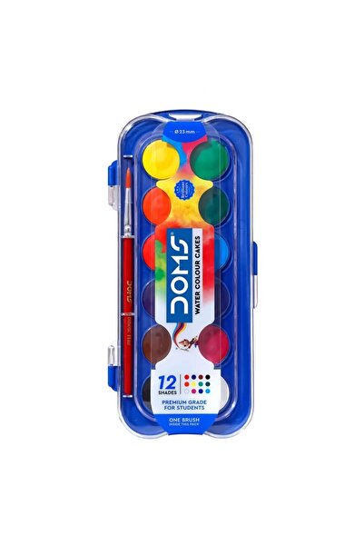 doms طلاء مائي 12 لون - قطر 23 ملم 7427