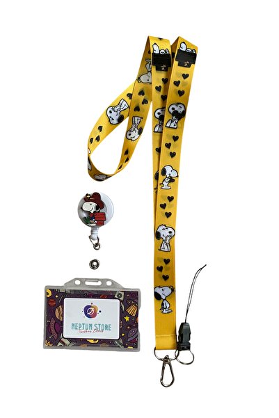 neptünstore مجموعة وايت دوج المكونة من 3 قطع من حبل تعليق الرقبة والهاتف + حا...