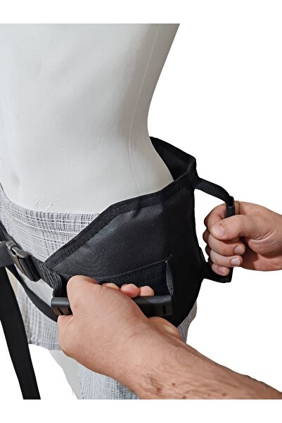 EnkiMed Hasta yürüteç kemeri Bacak arası destekli hasta bağlama taşıma kemeri...