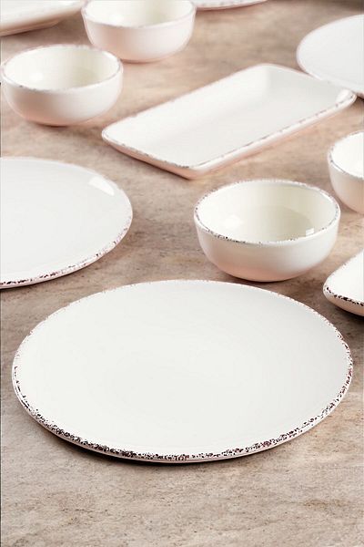 ShoppingPortal Cream Rustic Breakfast Set - 14 Pieces, 6 Person
