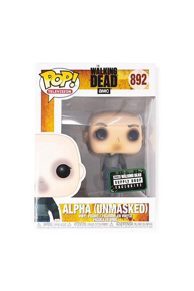 Funko المشي الميت ألفا - Funko POP! شخصية، تصميم بدون قناع