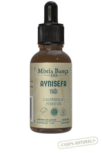 Minia Bahçe Bitki ve Sanat Atölyesi Calendula Oil – 100% Pure and Natural |   30ml