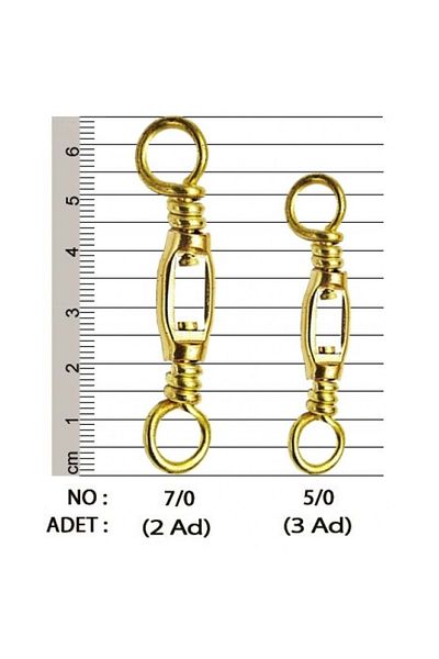 EFFE Brass Swirled Trolling Brass - No-7-0