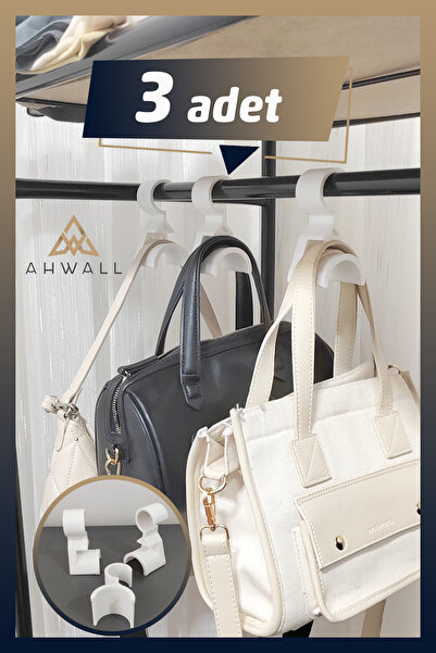 AHWALL Çanta Askısı 3 Adet Yüksek Kalite