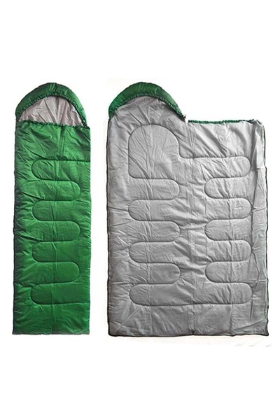 Discovery Dft Flat Hood 190+30cm X75 Green 5/15 Degree Sleeping Bag
