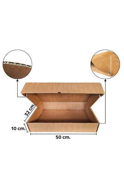 EFEPA Karton Kargo Kutusu 50x32x10 cm. 25 Adet