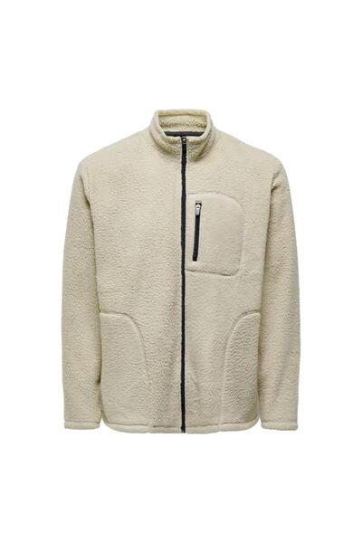 Only & Sons Onserıc Reg Fleece Φλις με φερμουάρ και ψηλό λαιμό