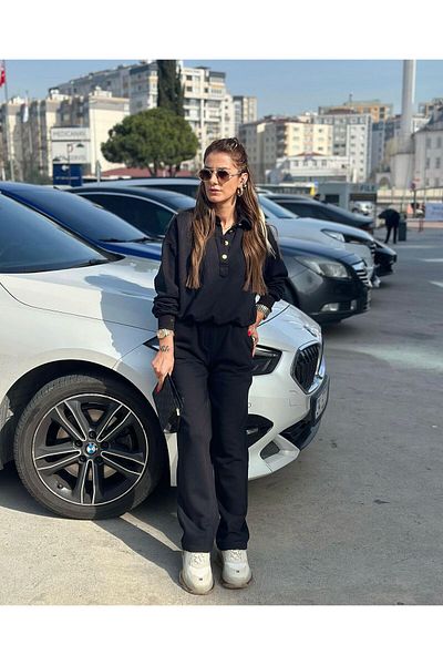 Natavanbutık Σετ φόρμας με γιακά πουκαμίσου