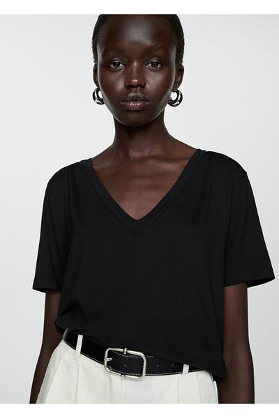 MANGO Woman Kurzarm-T-Shirt
