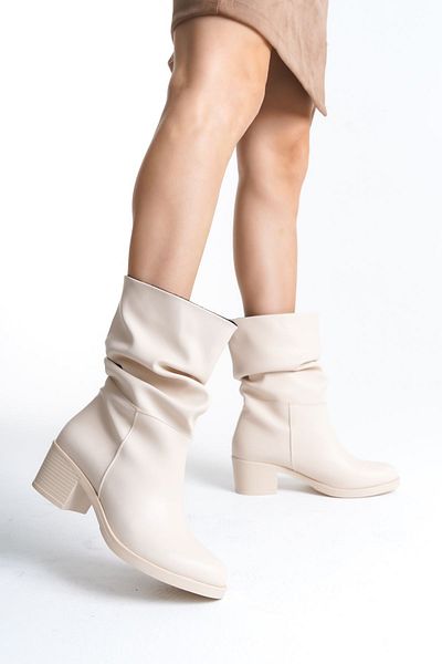 MODA MHS ΕΚΛΕΓΧΟ ΓΥΝΑΙΚΕΙΑ ΜΠΟΤΑΚΙΑ ΜΕ ΜΑΥΡΙΚΑ ΔΕΡΜΑΤΙΚΑ