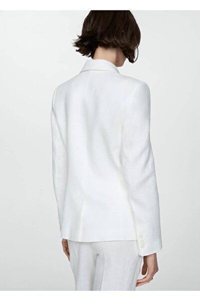 MANGO Woman %100 keten kumaş ceket