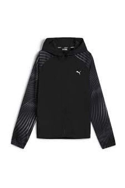 Puma Aop Women's Black Jacket - Run Favorite - 52403582