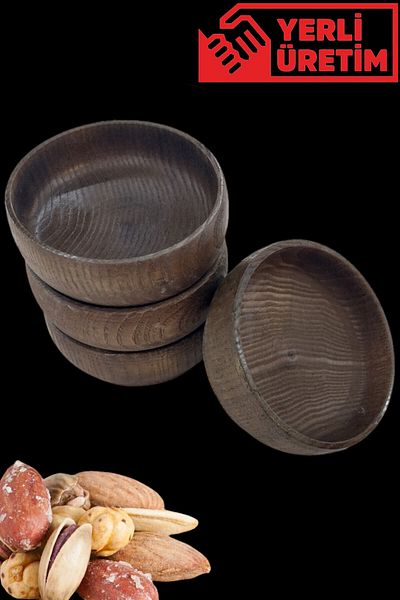 küche haus Bamboo Snack Bowl Decorative Bowl - Multi-Purpose Gift Wooden