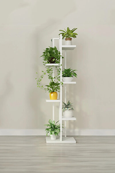 MEWO TASARIM Premium 6 Raflı Dekoratif Çiçeklik