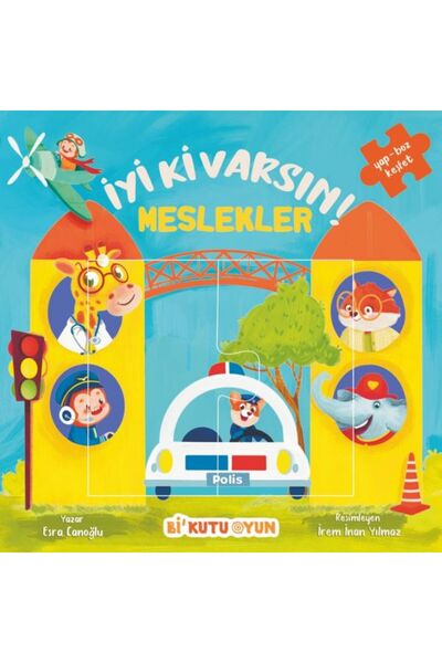 Bi Kutu Oyun İyi ki varsın Meslekler (Yapbozlu Kitap)